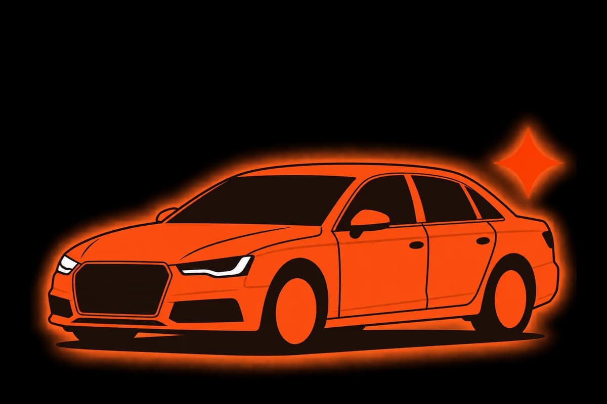 Audi A4, ilustracija