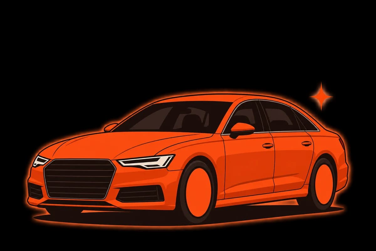 Audi A6, ilustracija