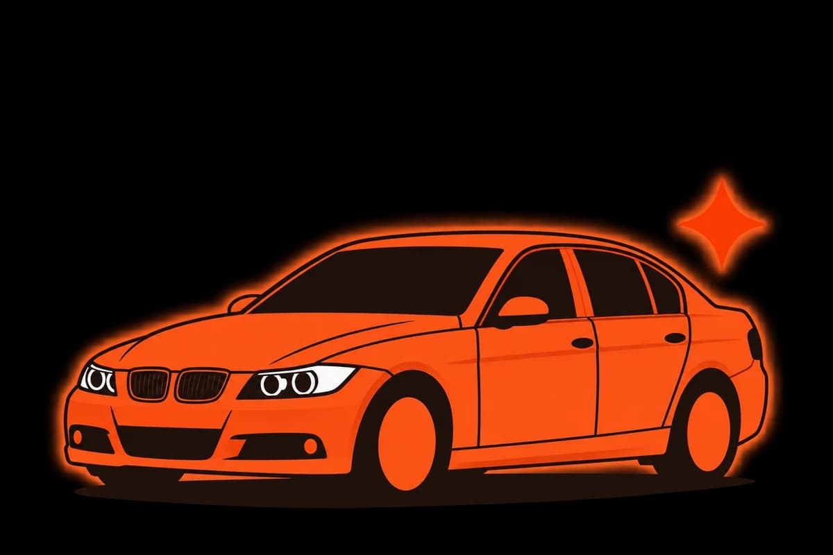 BMW 320, ilustracija